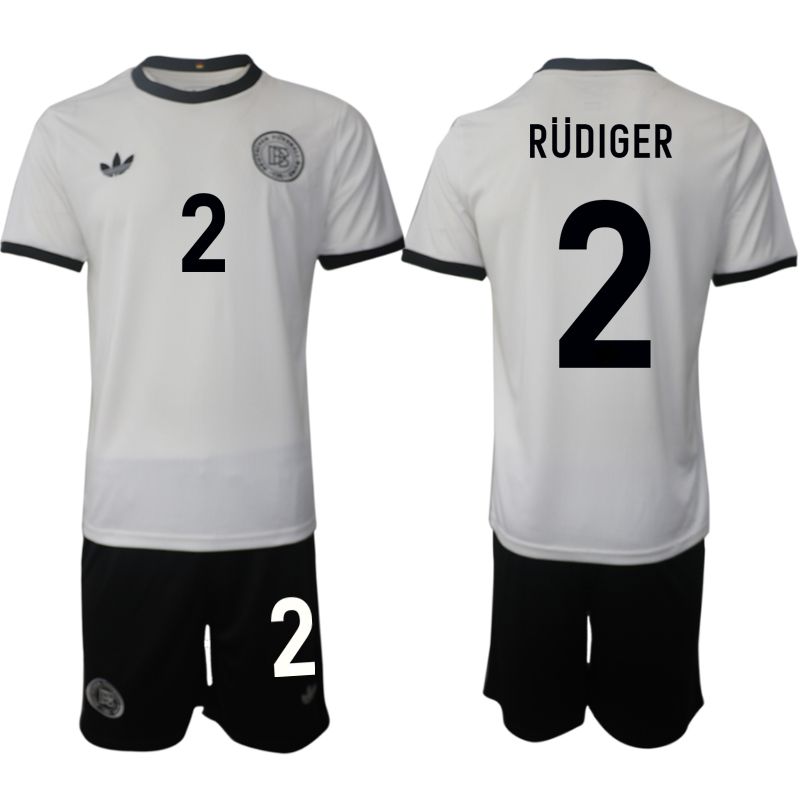 Men 2025-2026 Season Germany home white 2 Soccer Jersey